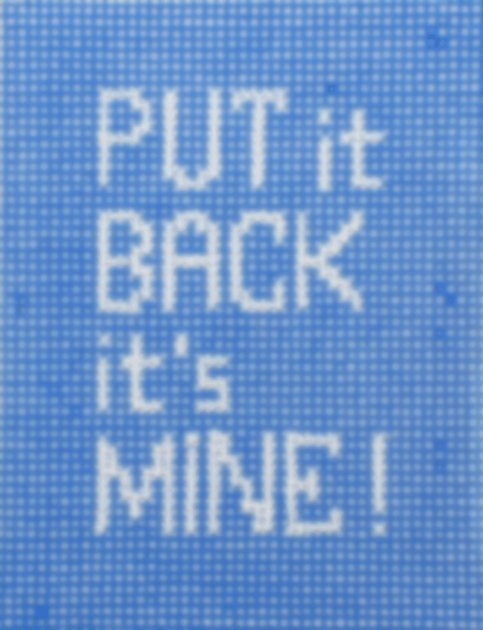 Put Me Back-Blue