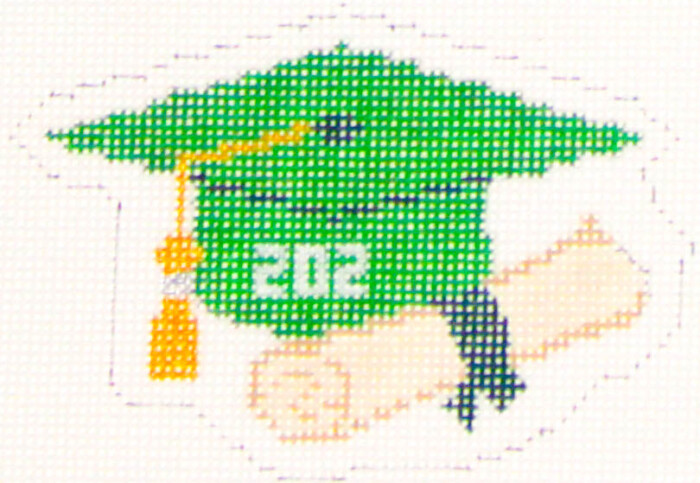 Graduation Cap-Green