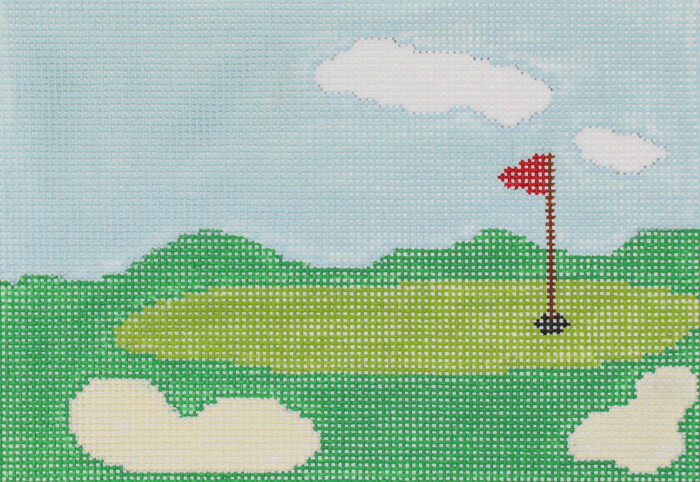 Golf Green Tooth Fairy Pillow