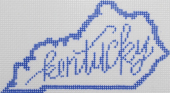 Kentucky Script State Outline