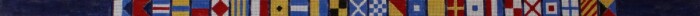 Alphabet Nautical Flags-Navy
