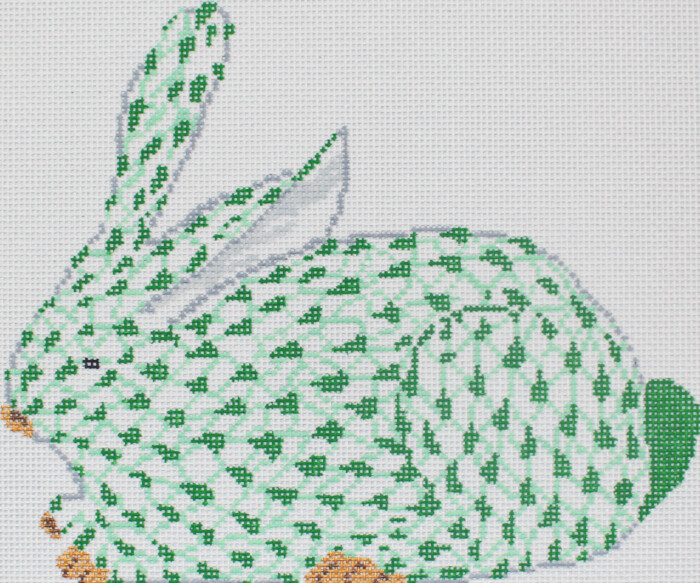 Herend Bunny-Green 18 Count