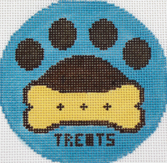 Dog Treats on Aqua-Includes Jar