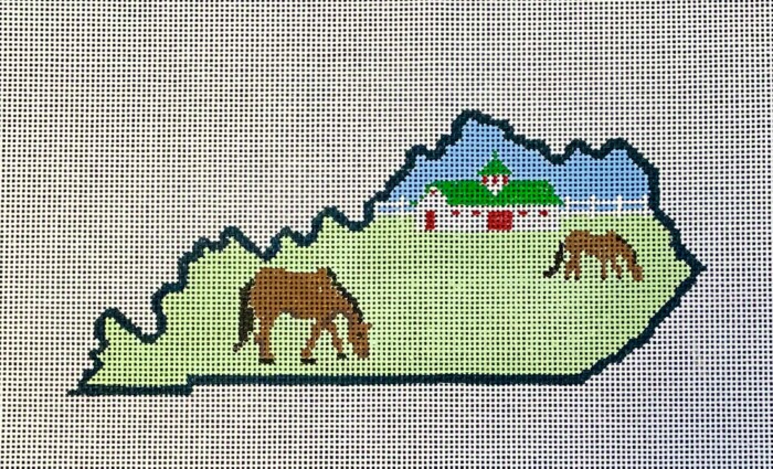 KY State with Horse Farm