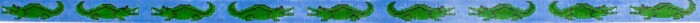 Alligators on Blue