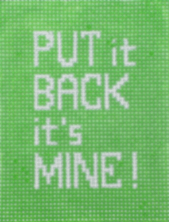 Put Me Back-Lime Green