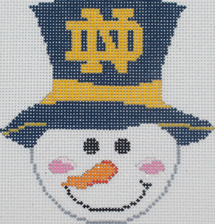 Snowman in Top Hat-Notre Dame